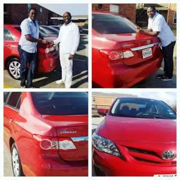 Actor Muyiwa Ademola Gets Car Gift From Pastor For A Movie Shot 14 Years Ago [Photos]